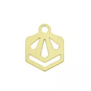 Terminali per tessitura di perline rocailles/Delica Perles&co 9mm Dorato oro fino