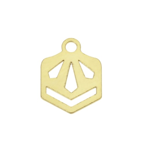 Terminali per tessitura di perline rocailles/Delica Perles&co 9mm Dorato oro fino