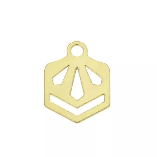 Terminali per tessitura di perline rocailles/Delica Perles&co 9mm Dorato oro fino