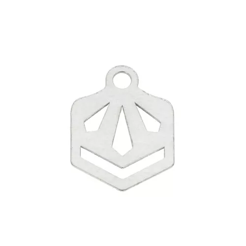 Terminali per tessitura di perline rocailles/Delica Perlas & co 9 mm Argentoé