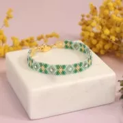 Terminali per tessitura di perline rocailles/Delica Perlas & co 9 mm Argentoé