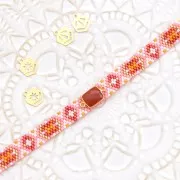 Terminali per tessitura di perline rocailles/Delica Perles & co 9 mm Argentato