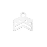 Terminali per tessitura di Miyuki 11/0 esclusiva Perles & co 9mm Argento 925