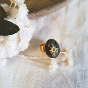 Componente stella da incollare - esclu Perles & Co 10.5 mm Dorato oro fino x1