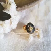 Componente stella da incollare - esclu Perles & Co 10.5 mm Dorato oro fino x1