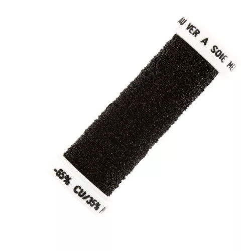 Filo da ricamo metallizzato intrecciato 4 -Au ver à soie- Marrone ramato 022 x10