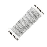 Filo da ricamo metallizzato intracciato 16 au ver à soie Argentato 001 x10cm|raw }}