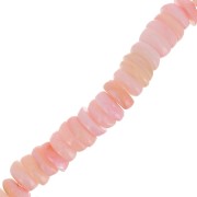 Perlina Heishi conchiglia 6 mm Rosa x39cm|raw }}