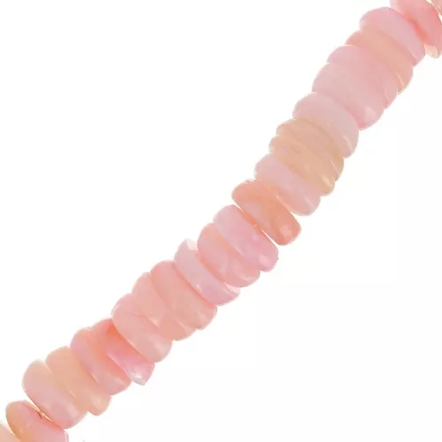 Perlina Heishi conchiglia 6 mm Rosa x39cm