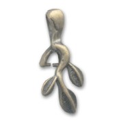 Fermaciondolo foglia mm. 29 bronzo x1|raw }}
