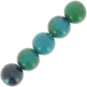 Perle rotonde 6 mm gemma Chrysocolle x15|raw }}