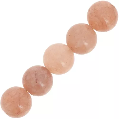 Perle  rotonde 4 mm pietra gemma Sun Stone - Pietra di sole x20