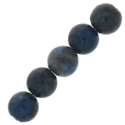 Perle  rotonde en pietra gemma 6 mm - Apatite x15