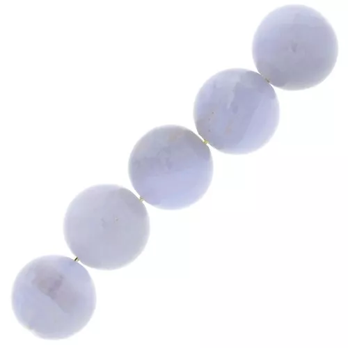 Perle  rotonde 4 mm pietra gemma Agata Blu x20
