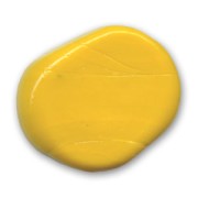 Disco piatto unicolore irregolare mm. 23 Opaque Orange x1|raw }}