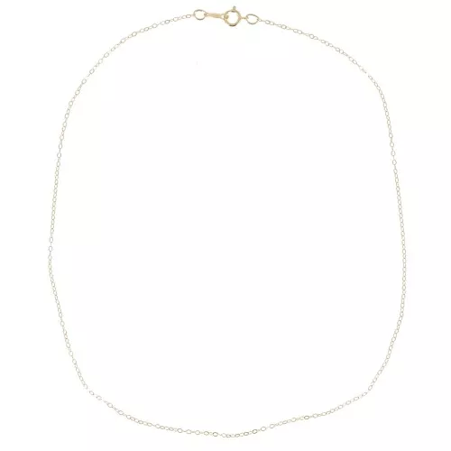Catena Forçat 1,3 mm - Gold filled (oro laminato) x40cm