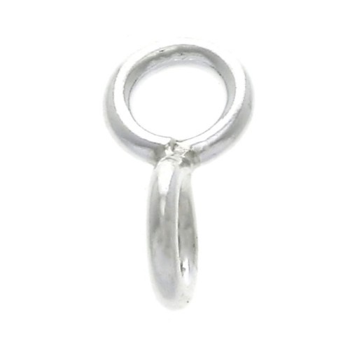 Anelli in 8 sconvolto- anelli saldati - 10x5 mm in Argento 925 x1