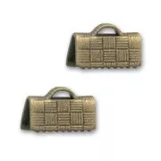 Terminali a stringere mm. 10 bronzo x4