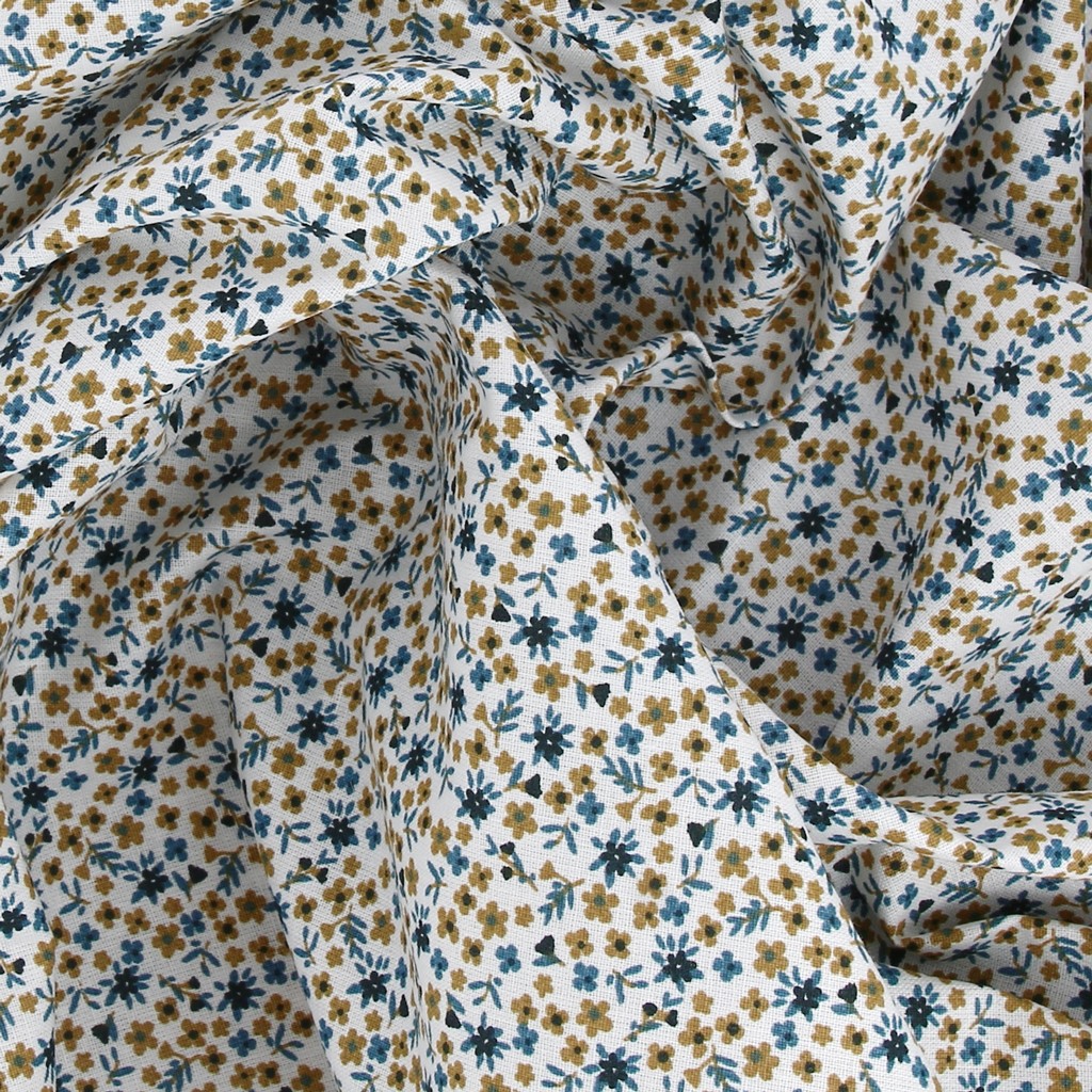 Tessuti Di Cotone Stampati - 70 Pezzi 25x25 Cm Motivo Floreale - Foto 4