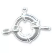 Chiusura ad anello mm. 14 Argento 925 x1
