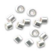 Tubi da schiacciare Argento 925 mm. 1,5x2 x50|raw }}