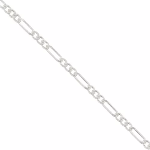 Catena maglia Figaro (1x3) mm. 1.8 Argento 925 x cm.50