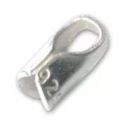 Estremità del cordone 2 mm - Argento 925 x4