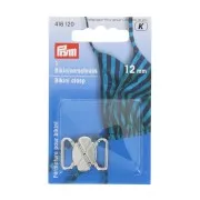 Attacco Costume da bagno 12 mm - Prym - forma trifoglio - Argentato  x1