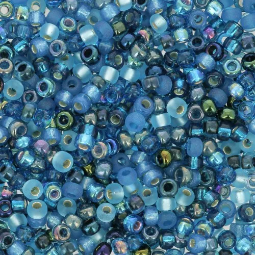 Mix Rocaille Miyuki 11/0 MIX-29 - Deep Blue Sea x8gr