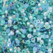 Mix Rocaille Miyuki 11/0 MIX-05 - Touch of Teal x8gr|raw }}