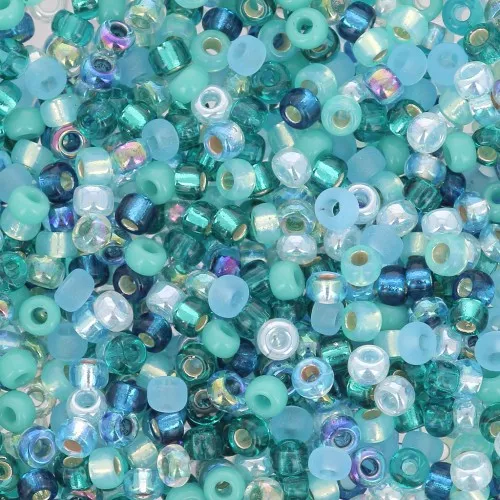 Mix Rocaille Miyuki 11/0 MIX-05 - Touch of Teal x8gr