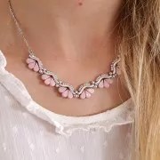 Intercalari 3 BowTrio 18x4 mm dorato rosa x10