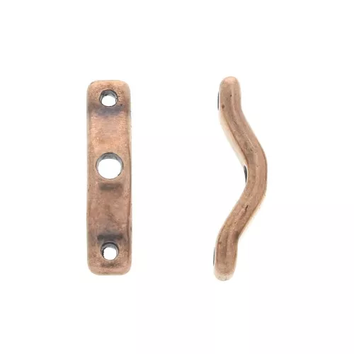 Intercalari 3 BowTrio 18x4 mm ramato invecchiatox10
