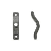 Intercalari 3 BowTrio 18x4 mm Gunmetal  x10