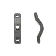 Intercalari 3 BowTrio 18x4 mm Gunmetal  x10