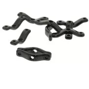 Intercalari 3 BowTrio 18x4 mm Gunmetal  x10