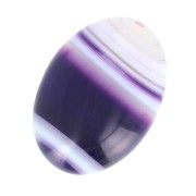 Cabochon ovale mm. 25x18 Purple Lace Agate|raw }}