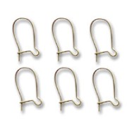 Orecchini fil mm. 15 bronzo x6