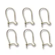 Orecchini fil mm. 15 bronzo x6