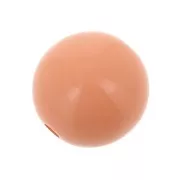 Perle in resina Opaca 12 mm corallo x1