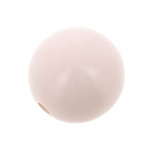 Perle in resina Opaca 12 mm Rosa pastello x1