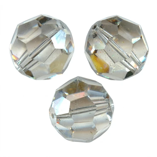 PureCrystal 5000 Perle rotonde da 4 mm - Cristallo argento x20