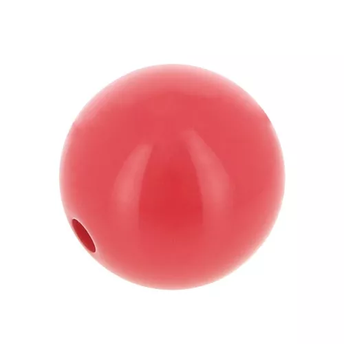 Perle in resina Opaca 12 mm Rosso chiaro x1