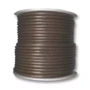 Cordone cuoio mm. 3 Bruno x m. 25