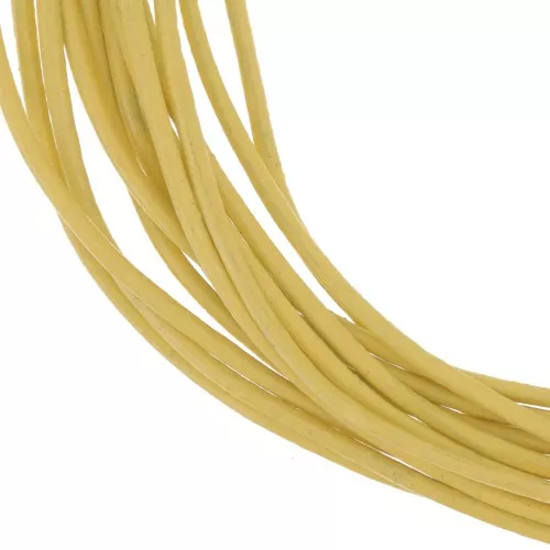Cordone cuoio mm. 1 Giallo x m. 3