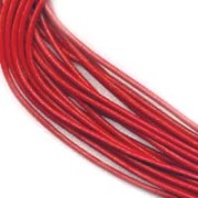 Cordoncino in pelle da 1 mm - Bordeaux x 2,95 m
