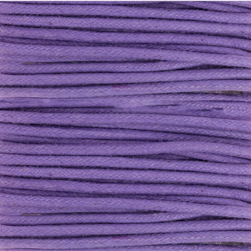 Filo di cotone cerato mm. 2 Viola x m. 5