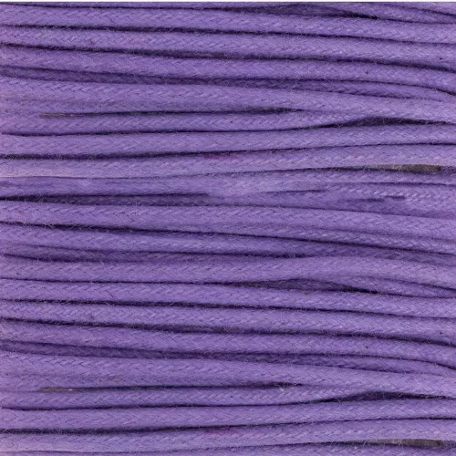 Filo di cotone cerato mm. 2 Viola x m. 5