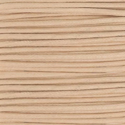 Filo di cotone cerato mm. 2 Beige x m. 5
