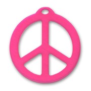 Pendente Peace mm. 42 Hot Pink x1|raw }}